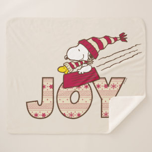 Erdnüsse   Snoopy & Woodstock Joy Sled Ride Sherpadecke