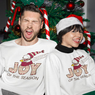 Erdnüsse Snoopy & Woodstock Joy Sled Ride Sweatshirt