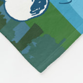 Erdnüsse | Snoopy & Woodstock Kanu Fleecedecke (Ecke)