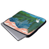 Erdnüsse | Snoopy & Woodstock Kanu Laptopschutzhülle (Vorne Knopf)