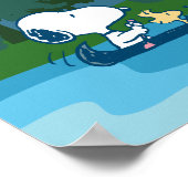 Erdnüsse | Snoopy & Woodstock Kanu Poster (Ecke)