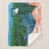 Erdnüsse | Snoopy & Woodstock Kanu Sherpadecke (Vorderseite)