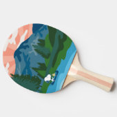 Erdnüsse | Snoopy & Woodstock Kanu Tischtennis Schläger (Seitenansicht)