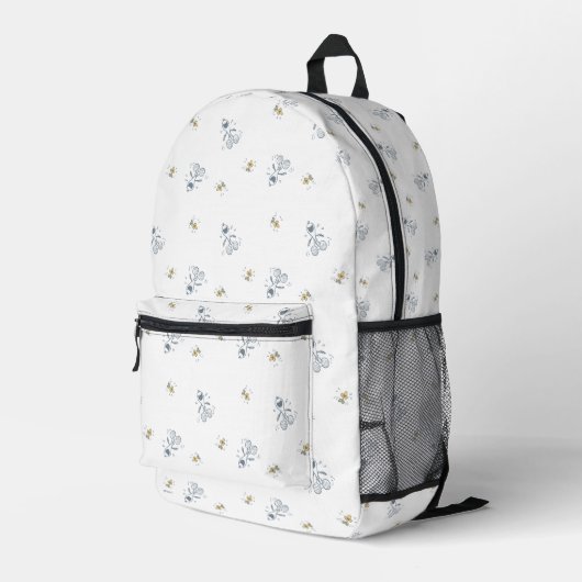 Erdnüsse | Snoopy & Woodstock Laughtern Muster Bedruckter Rucksack (Rückseitige Ecke Rechts)
