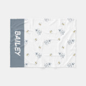 Erdnüsse | Snoopy & Woodstock Laughtern Muster Fleecedecke (Vorderseite (Horizontal))