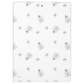 Erdnüsse | Snoopy & Woodstock Laughtern Muster Klemmbrett (Rückseite)