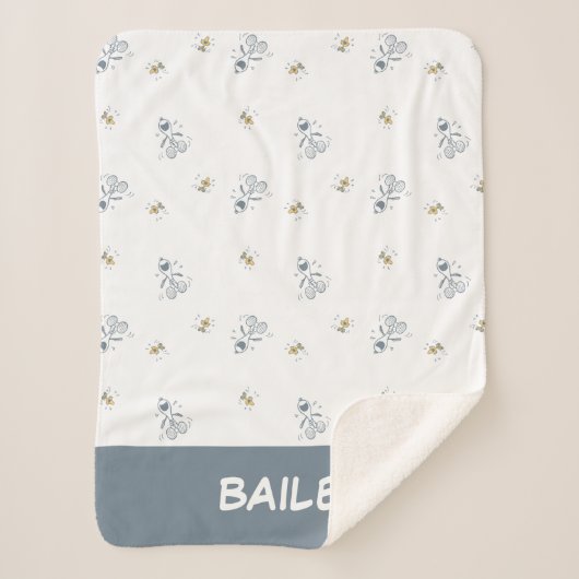 Erdnüsse | Snoopy & Woodstock Laughtern Muster Sherpadecke (Vorderseite)