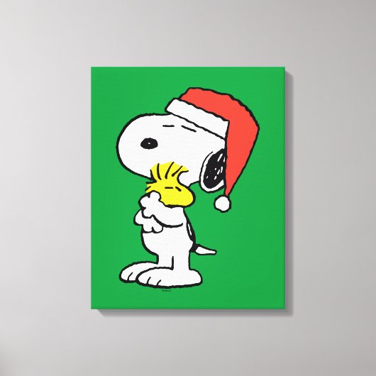 Erdnüsse | Snoopy & Woodstock Leinwanddruck (Vorderseite)