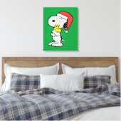 Erdnüsse | Snoopy & Woodstock Leinwanddruck (Insitu (Schlafzimmer))