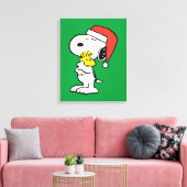 Erdnüsse | Snoopy & Woodstock Leinwanddruck (Insitu (Wohnzimmer))