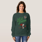 Erdnüsse | Snoopy & Woodstock Let It Snow Sweatshirt (Vorne ganz)