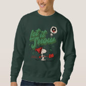 Erdnüsse | Snoopy & Woodstock Let It Snow Sweatshirt (Vorderseite)
