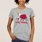 Erdnüsse | Snoopy & Woodstock Merry Ugly Sweater T-Shirt (Vorderseite)