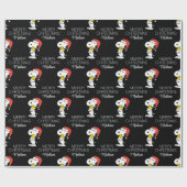 Erdnüsse | Snoopy & Woodstock | Name hinzufügen Geschenkpapier (Flach)