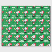 Erdnüsse | Snoopy & Woodstock | Name hinzufügen Geschenkpapier (Flach)