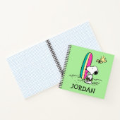 Erdnüsse | Snoopy & Woodstock | Name hinzufügen Notizblock (Innenseite)