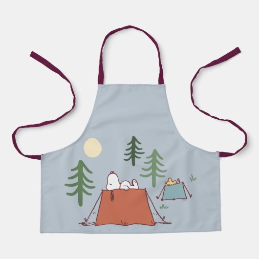 Erdnüsse | Snoopy & Woodstock | Name hinzufügen Schürze (Vorderseite)