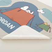 Erdnüsse | Snoopy & Woodstock | Name hinzufügen Sherpadecke (3/4)