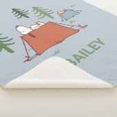 Erdnüsse | Snoopy & Woodstock | Name hinzufügen Sherpadecke (3/4)