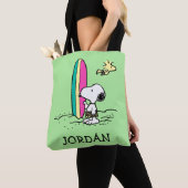Erdnüsse | Snoopy & Woodstock | Name hinzufügen Tasche (Von Nahem)