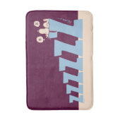 Erdnüsse | Snoopy & Woodstock Nickerchen Badematte (Vorderseite Vertikal)