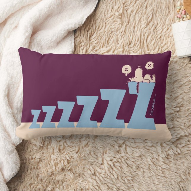 Erdnüsse | Snoopy & Woodstock Nickerchen Lendenkissen (Decke)