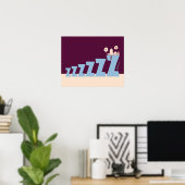 Erdnüsse | Snoopy & Woodstock Nickerchen Poster (Heimbüro)