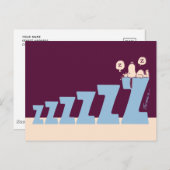 Erdnüsse | Snoopy & Woodstock Nickerchen Postkarte (Vorne/Hinten)