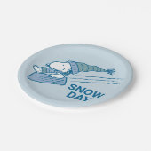 Erdnüsse | Snoopy & Woodstock Pappteller (Schrägansicht)