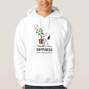 Erdnüsse   Snoopy & Woodstock Pflanze A Baum Hoodie