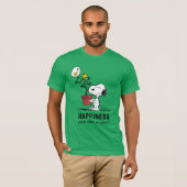 Erdnüsse | Snoopy & Woodstock Pflanze A Baum T-Shirt (Vorne ganz)