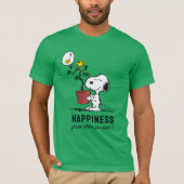 Erdnüsse | Snoopy & Woodstock Pflanze A Baum T-Shirt (Vorderseite)