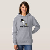 Erdnüsse | Snoopy & Woodstock Pilgrim Hoodie (Vorne ganz)