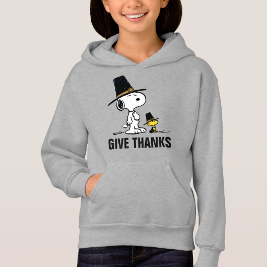 Erdnüsse | Snoopy & Woodstock Pilgrim Hoodie (Vorderseite)