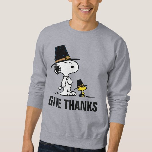 Erdnüsse | Snoopy & Woodstock Pilgrim Sweatshirt (Vorderseite)