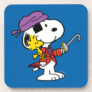 Erdnüsse   Snoopy & Woodstock Pirates Getränkeuntersetzer