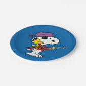 Erdnüsse | Snoopy & Woodstock Pirates Pappteller (Schrägansicht)