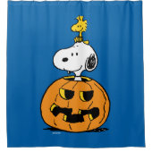 Erdnüsse | Snoopy & Woodstock Pop-up Pumpkin Duschvorhang (Vorderseite)