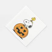 Erdnüsse | Snoopy & Woodstock Pop-up Pumpkin Serviette (Ecke)