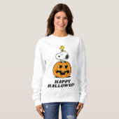 Erdnüsse | Snoopy & Woodstock Pop-up Pumpkin Sweatshirt (Vorne ganz)