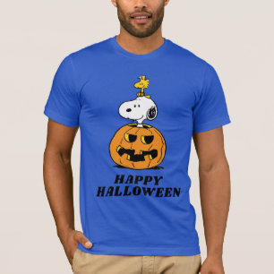Erdnüsse Snoopy & Woodstock Pop-up Pumpkin T-Shirt