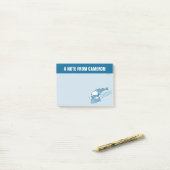 Erdnüsse | Snoopy & Woodstock Post-it Klebezettel (Auf Schreibtisch)