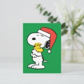Erdnüsse | Snoopy & Woodstock Postkarte (Stehend Vorderseite)