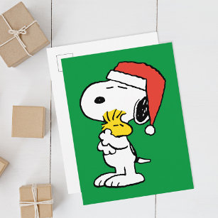 Erdnüsse   Snoopy & Woodstock Postkarte