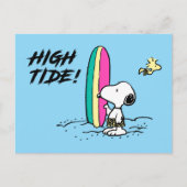 Erdnüsse | Snoopy & Woodstock Postkarte (Vorderseite)