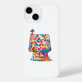 Erdnüsse | Snoopy & Woodstock Rainbow Paint Case-Mate iPhone Hülle (Rückseite)