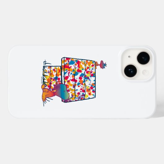 Erdnüsse | Snoopy & Woodstock Rainbow Paint Case-Mate iPhone Hülle (Rückseite (Horizontal))