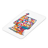 Erdnüsse | Snoopy & Woodstock Rainbow Paint Magnet (Linke Seite)