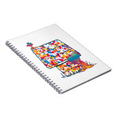 Erdnüsse | Snoopy & Woodstock Rainbow Paint Notizblock (Rechte Seite)
