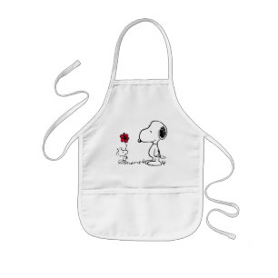 Erdnüsse Snoopy & Woodstock Red & Black Kinderschürze